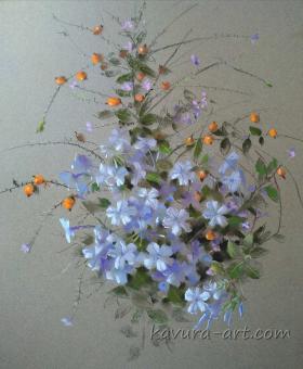 Blue flowers 