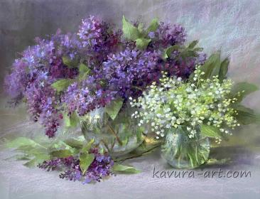 Lilac and lilies of the valley 