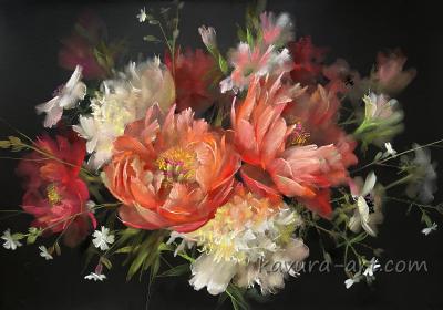 "Coral peonies"