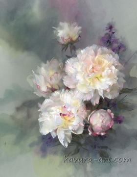 "White peonies"